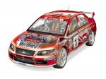 Mitsubishi Lancer Evolution VII WRC 2001 года